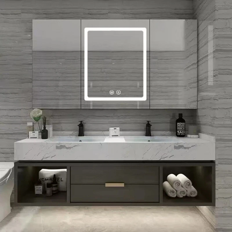 Himalayan White Nano Glass Bathroom Countertops factory