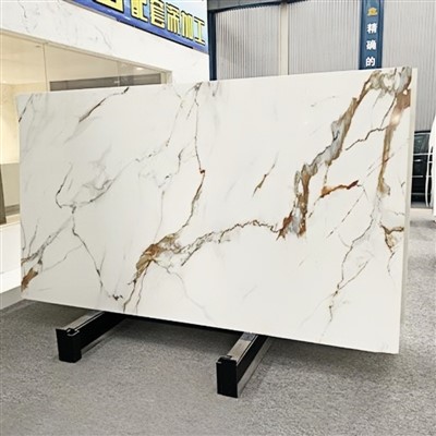 Calacatta zelta nanostikla vannas istabas galda virsmas